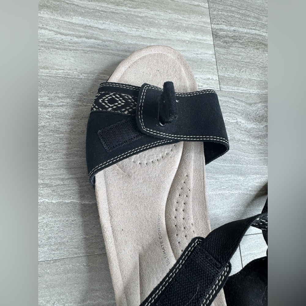 Clarks Collection Amanda Sprint Strappy Sandals Womens Size 11 - Picture 8 of 13